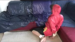 Get 2 Archive Videos With Alina Bound And Gagged In Her Shiny Nylon Shorts