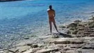 Hiker Catches a Guy Getting Naked on a Beach and He Gets His Ass Fucked by Him