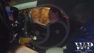 Playing in Public at the Rest Area in the Car