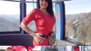 Public! Hot Ass Fuck With A Stranger In The Cable Car!