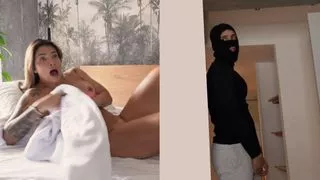 The big ass Salome Gil gets fucked by a muscular stranger while she is alone at home.