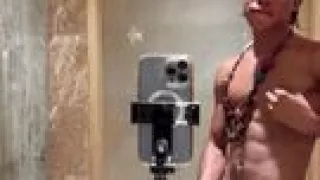 After Session with Daddy Black I Decided to Wank off Myself