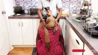 Eid Special - Muslim MILF Wife Cheats with Domestic Servant - Hijabi Blowjob - Loud Sex