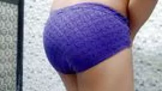 My sexy stepcusin panty in bathroom