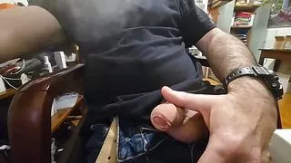 Men Jerking Fantasy and Nice Big Shot of Sperm Hot