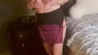 Mature wife stripping