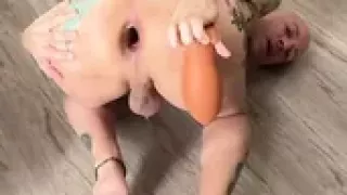 opening my stretched asscunt with plug