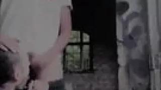 A Guy Squirts His Sperm and Gives a Guy a Facial During an Urbex