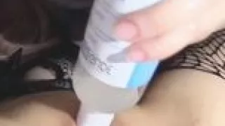 Triple vaginal,anal, bottle in pussy , fisting, i love IT ! ????