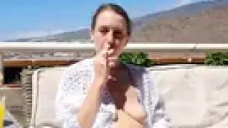 Smoking A Cigarette While Naked On My Hotel Balcony, I Hope Nobody Saw Me