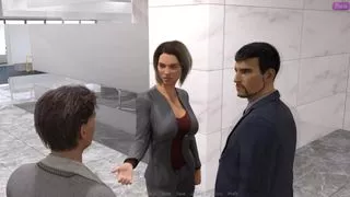 My Stepbrother's Wife #34 John was staring at Katherine's boobs and got caught-highlight