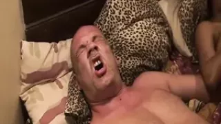 Nasty German dude fucks two horny ebony chicks