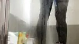 Joss After Surf Shower Tricks Part 1