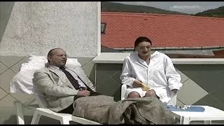 Humiliating threesome pissing orgasm