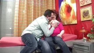 Huge body huge boobs red hair milf pussy fucking...cum on tits