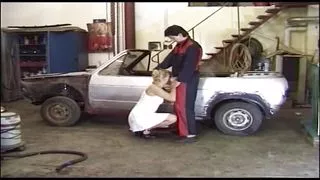 Car mechanic big ass fucking...cum in mouth