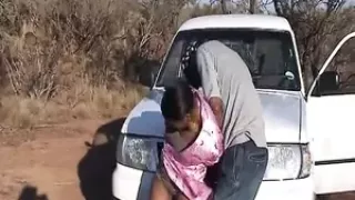 Kinky German ebony slut roughly fucked by her master