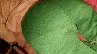 Water comes out licking the pussy of a young girl from an Indian village