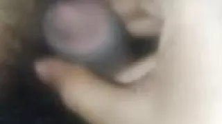 A big horny german man cock jerking with big pubic at midnight three AM