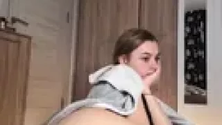 Doggystyle fist fucking on webcam