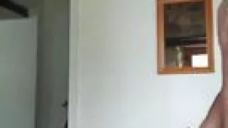 Guy Squirts His Cum on Tight Little Ass in Vacation Home