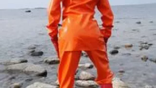 OnlyFans teaser - Latex rainwear adventure!