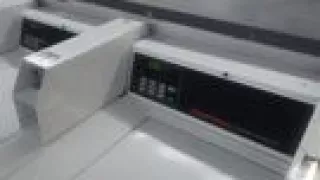 Having a little fun in the coin laundry.