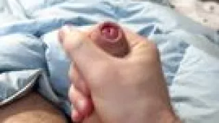 Man Masturbates His Big and Hard Dick