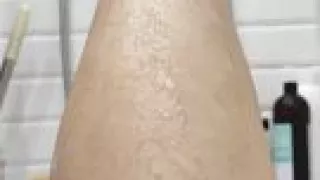 Explore My Hairy Body in the Bathroom