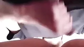 Guy Cum on Ass and Ends up Shoving His Big Cock in His Ass