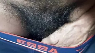 Handjob Bathroom Big Desi Cock