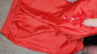 Using 6 different office skirts as cum rags