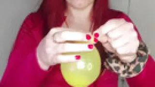 Your Girlfriend Discovers Your Balloon Fetish and Punishes You with a Rough Session!!
