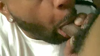 Straight guy getting sensual blowjob