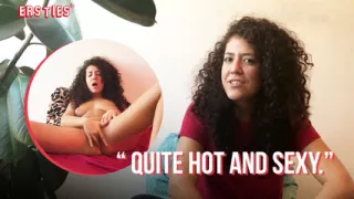 Ersties - Dark Haired Italian Mary B Fingers Her Wet Pussy Before Sticking a Finger In Her Ass