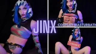 Jinx Arcane League of Legends Cosplay - Masturbation Video - Trixie Fox