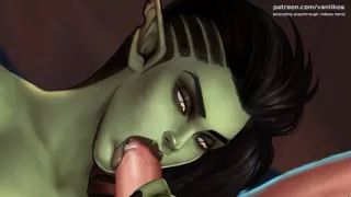 Busty Muscular Orc Woman 69 Pussy Licking And Blowjob With Cum In Mouth - Cartoon Animated Porn Game - What A Legend! - #23