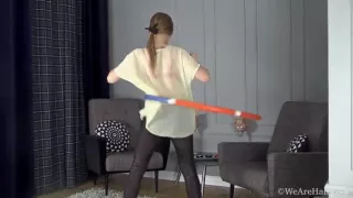 Doing the hula hook makes Vanessa V horny - WeAreHairy