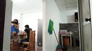 She warms up her stepbrother to propose sex, then the stepbrother masturbates