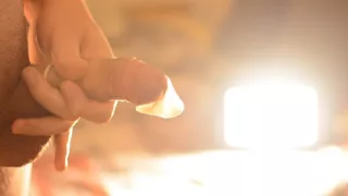 Big Cumshot Inside The Condom
