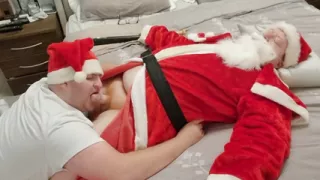 Stepson Sucks Santa Claus