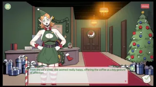 Claus' Secret Surprise XMAS HENTAI Game Ep.5 FEMBOY CUM all over santa elf cute face !