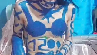 Punish young Hao. Catch the paint as funny.