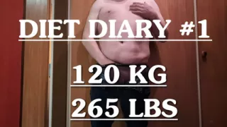 Diet Diary # 1 - Showing off my body at the start of my diet