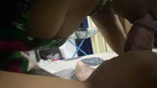 Indian Nose ring Aunty Blowjob pakistani Handsom boy Dick