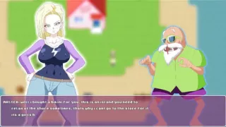 Android Quest for the Balls - Dragon Ball Part 1 - Android 18 Having Fun