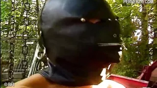 suffering 102 - Country boys whipping blindfolded slut