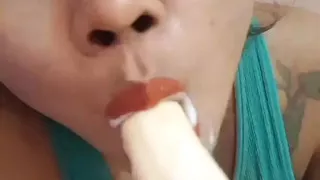 Amateur sexy hot Asian desi girl blowjob banana