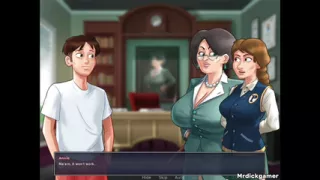 Summertime saga Anon gets his dick hard in front of his college teacher