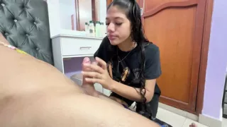 My Big Titted Latina Girlfriend Gives Me a Nice Blowjob and Lets Me Stick My Rich Cock up Her Tight Ass